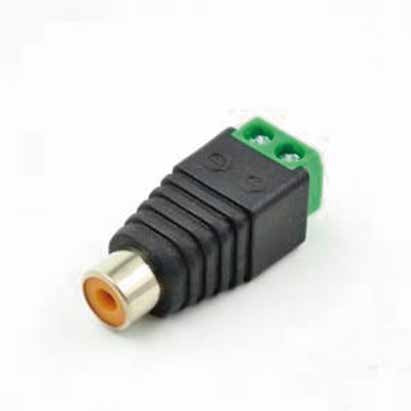 Conector RCA Qian QAY-60305 - RCA, Negro Conector RCA Qian QAY-60305 - RCA, Negro